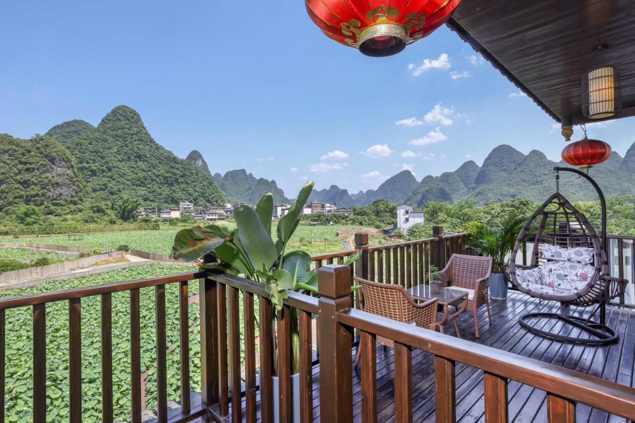 Yangshuo Tea Cozy--One Way Free Pick Up From Airport Or Ts 4 Nights Vendégház Kültér fotó